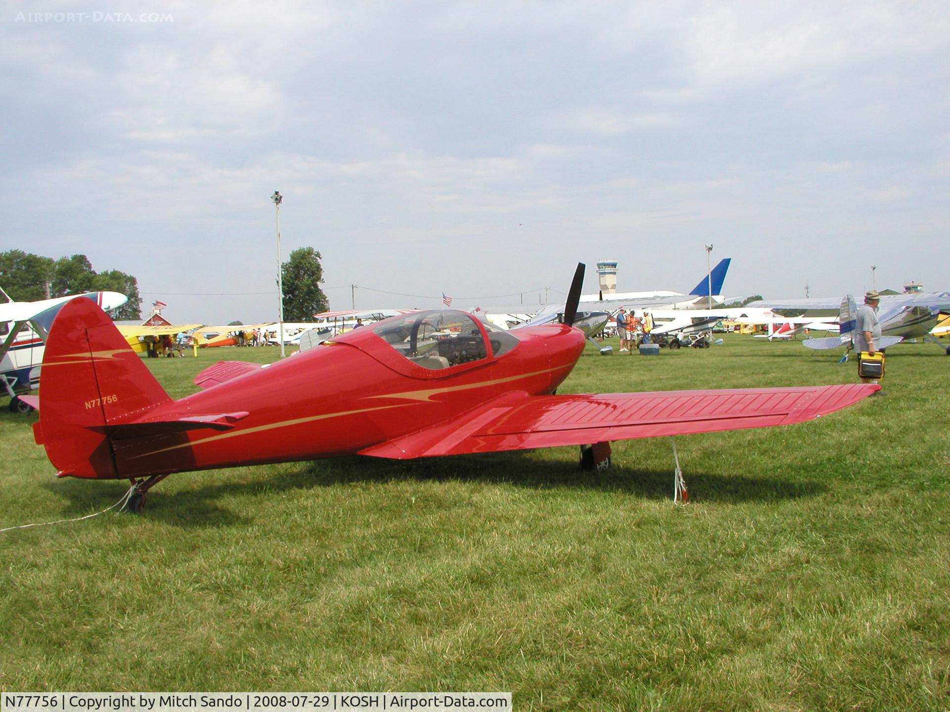 N77756, 1948 Temco GC-1B Swift C/N 3528, EAA AirVenture 2008.