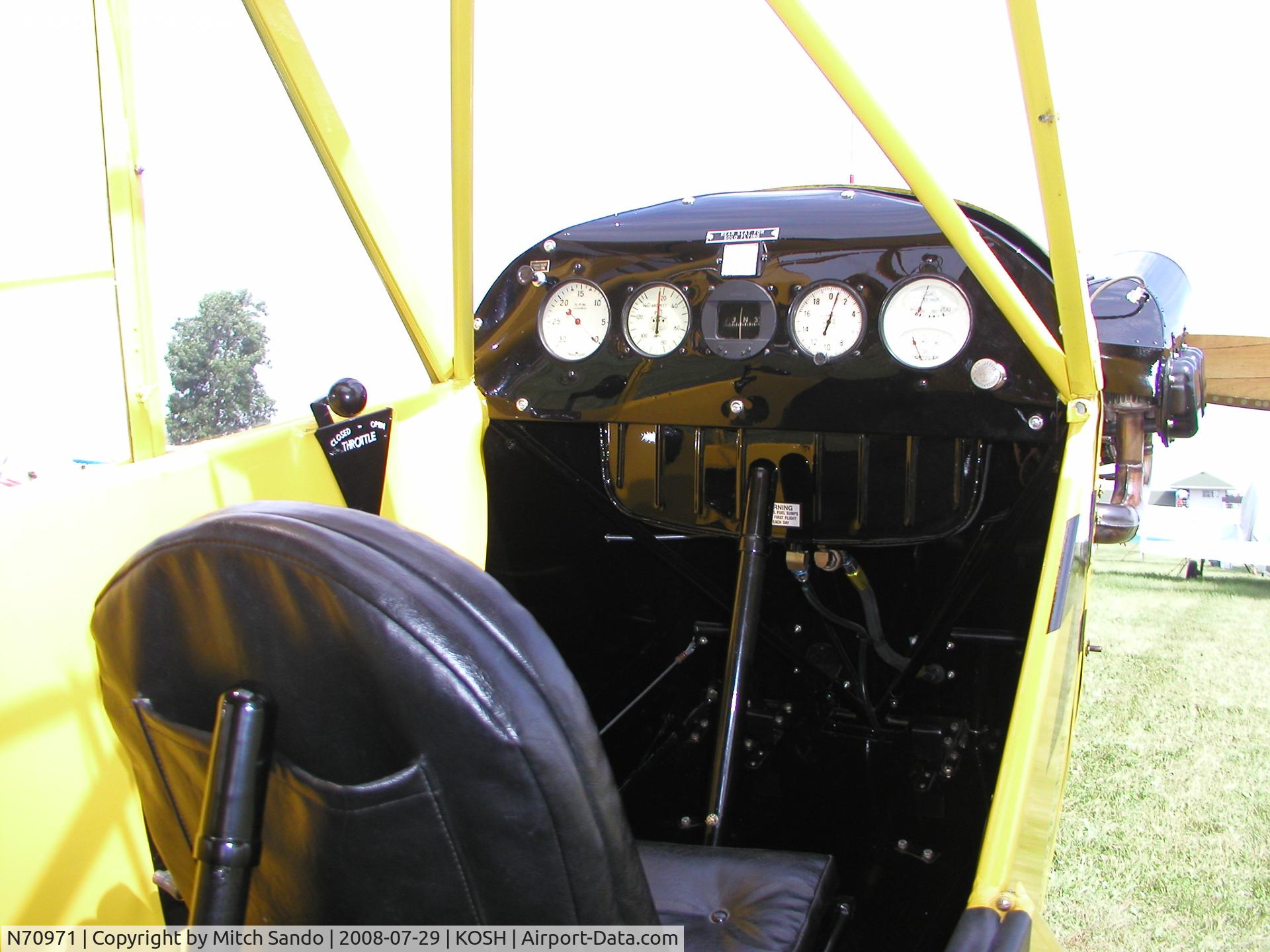 N70971, Piper J3C-65 Cub Cub C/N 18001, EAA AirVenture 2008.