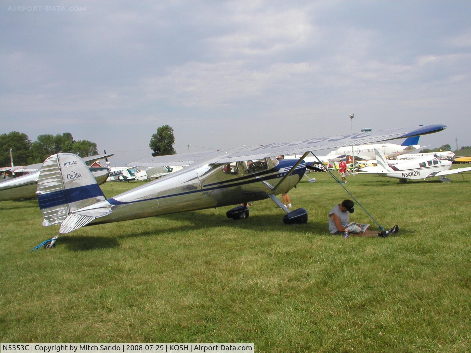 N5353C, 1950 Cessna 140A C/N 15484, EAA AirVenture 2008.