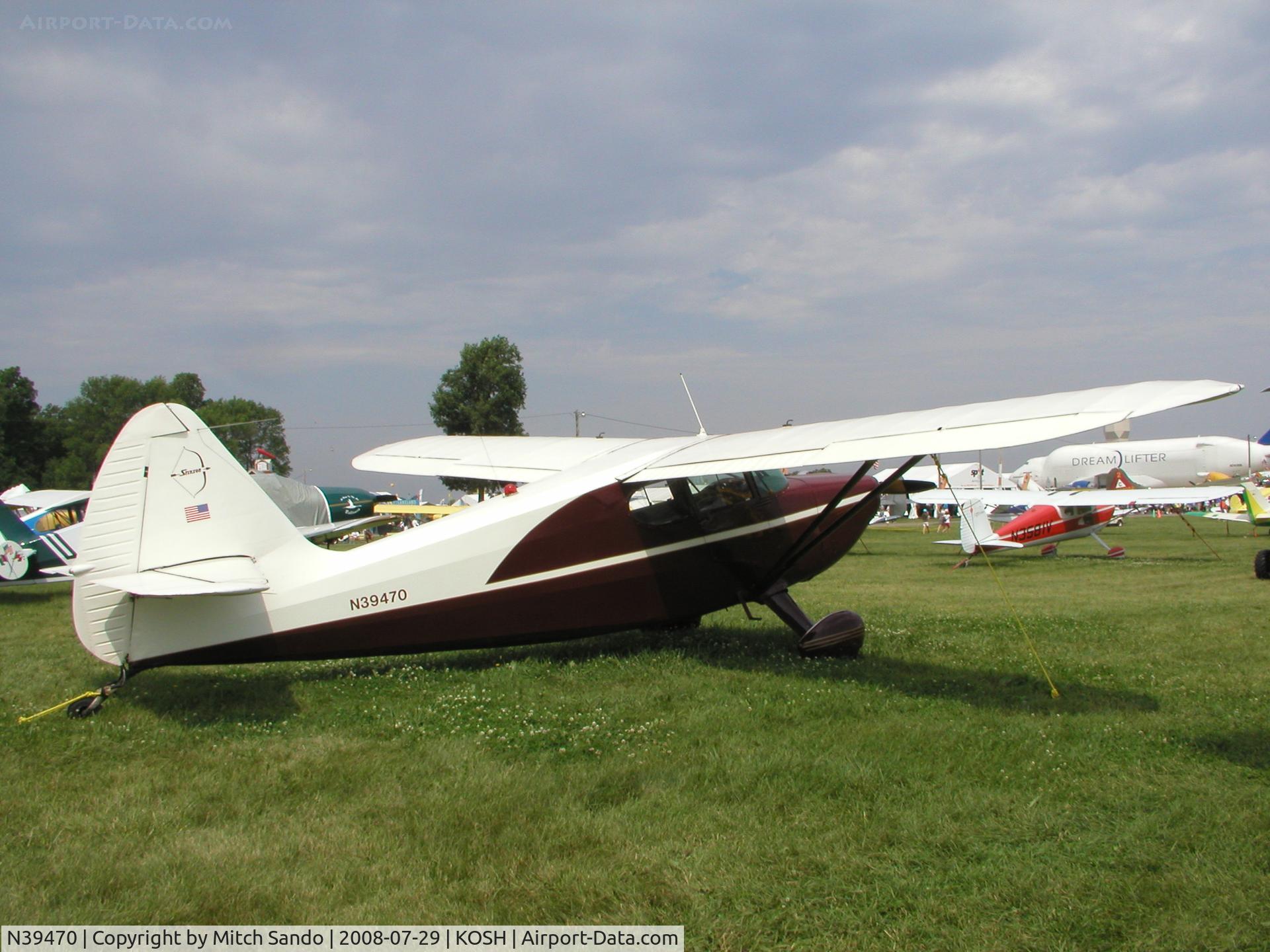 N39470, 1946 Stinson 108 Voyager C/N 108-39, EAA AirVenture 2008.
