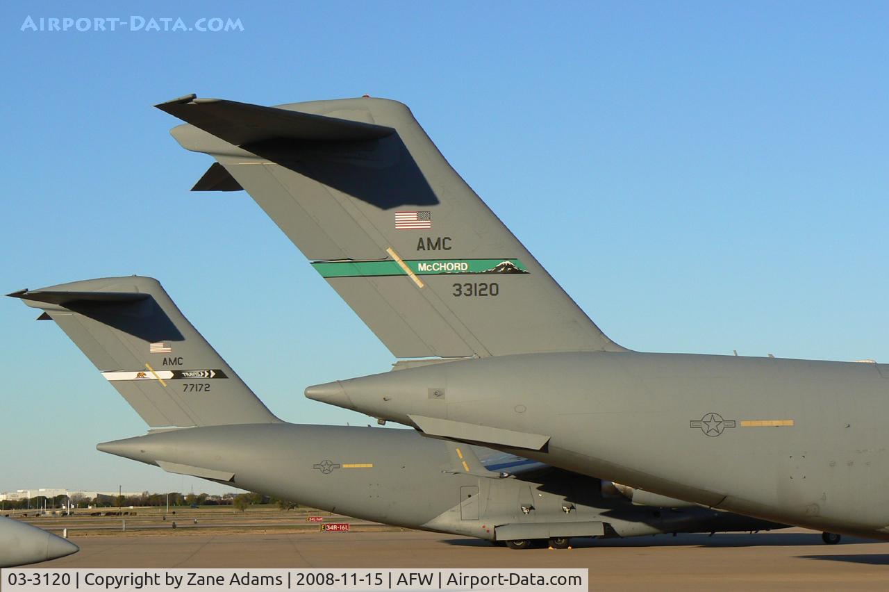 03-3120, 2003 Boeing C-17A Globemaster III C/N P-120, At Alliance - Fort Worth - USAF C-17A