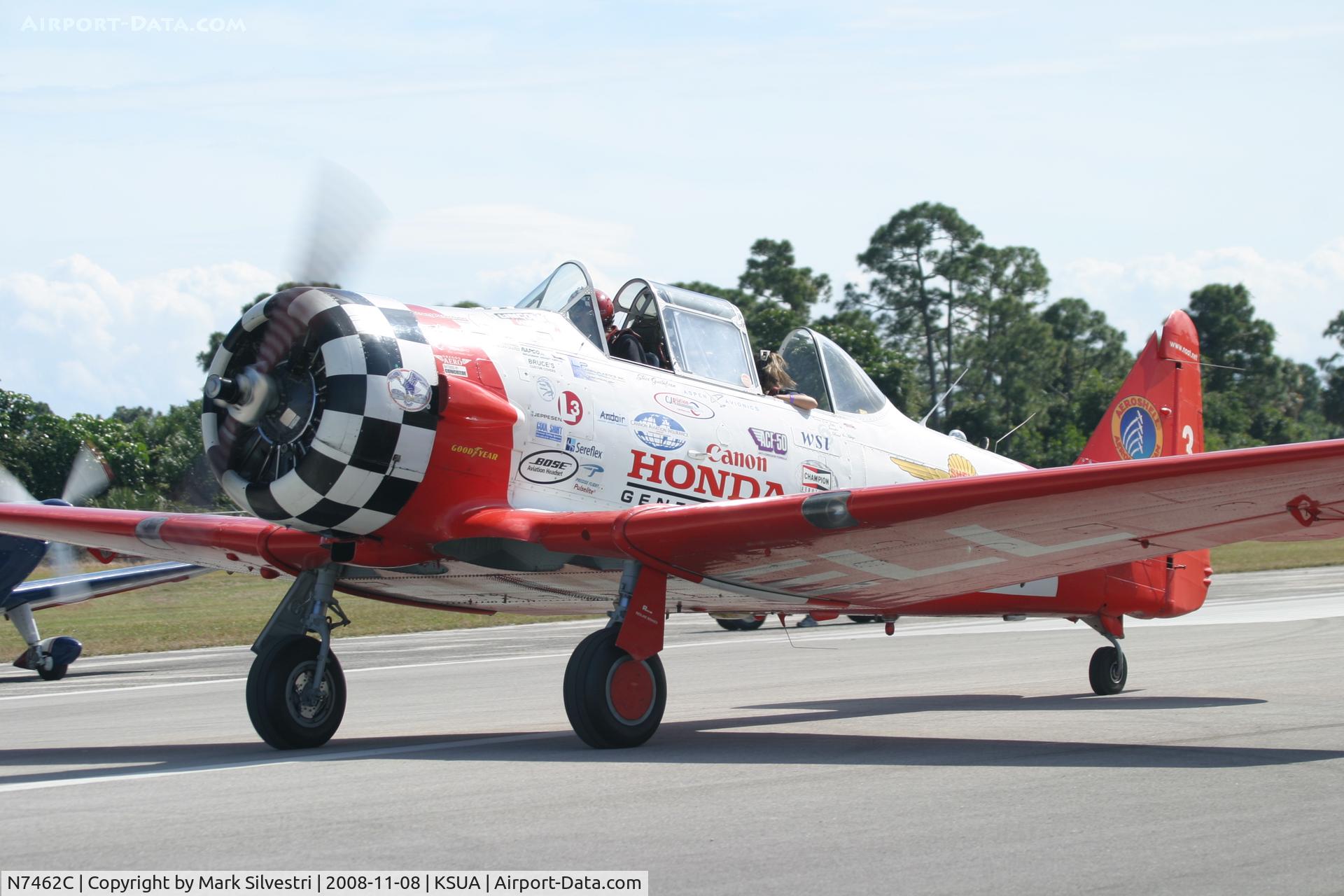 N7462C, North American AT-6B Texan C/N 121-43211, 2008 Stuart, FL Airshow