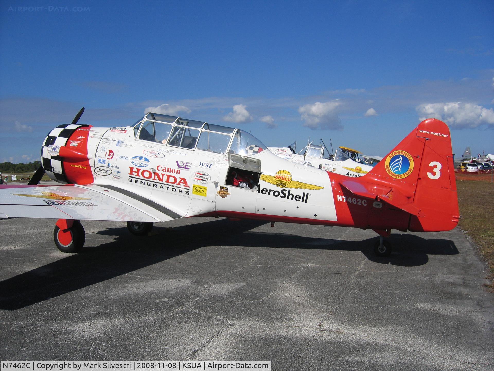 N7462C, North American AT-6B Texan C/N 121-43211, 2008 Stuart, FL Airshow