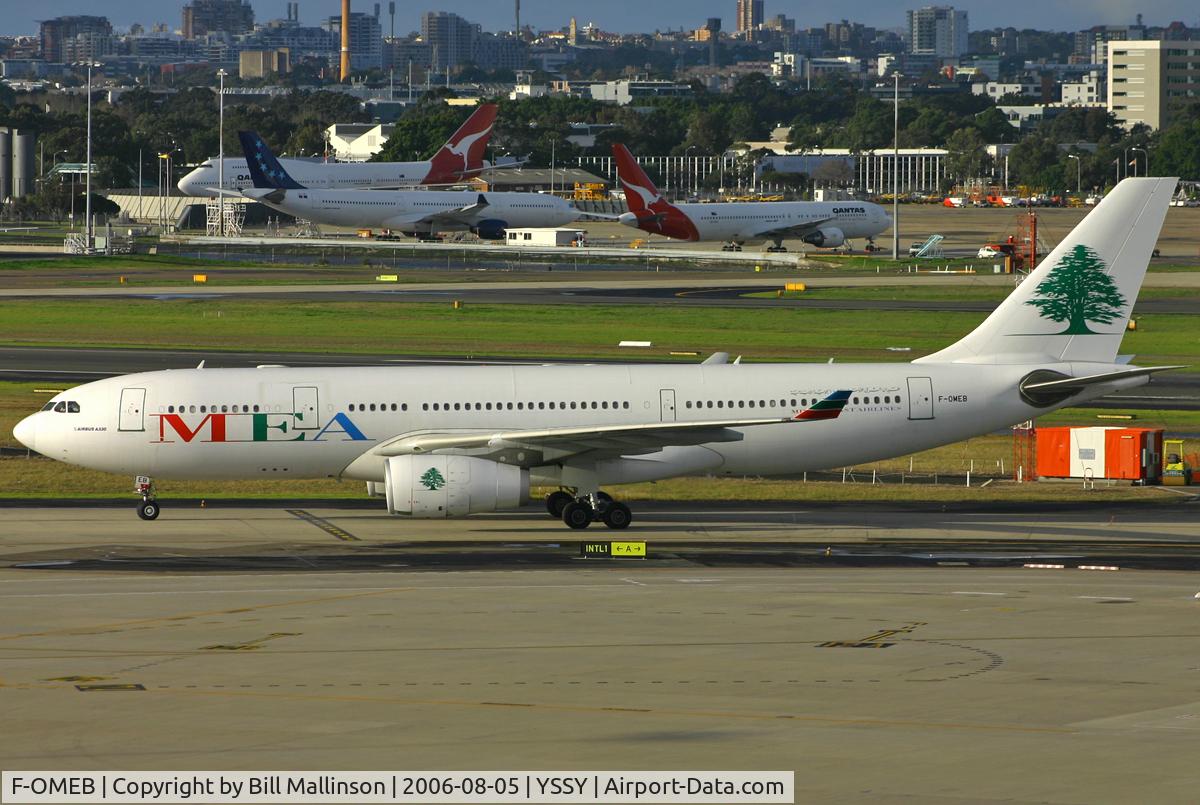 F-OMEB, 2003 Airbus A330-243 C/N 529, Unusual visitor ...even to Aussie