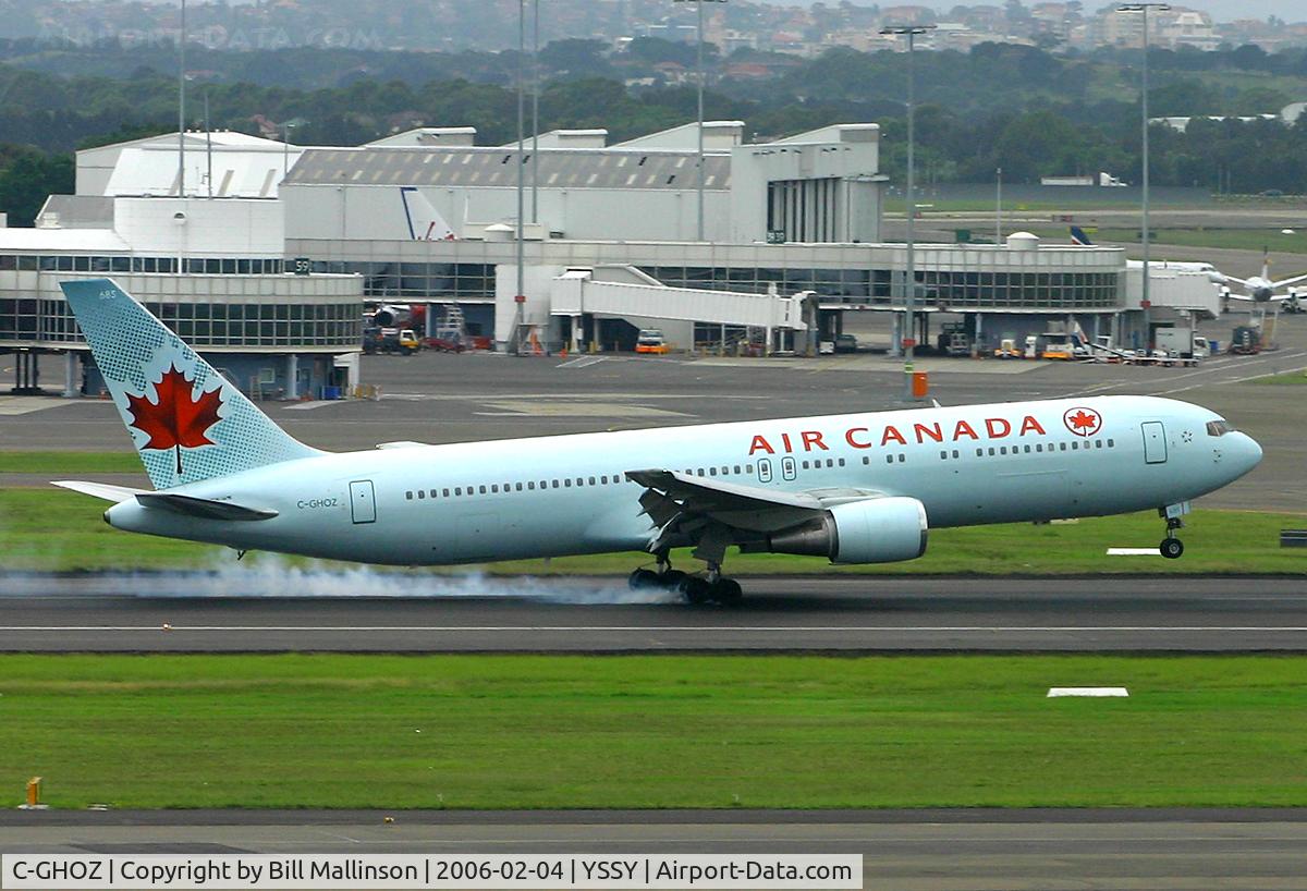 C-GHOZ, 1989 Boeing 767-375 C/N 24087, Touchdown !