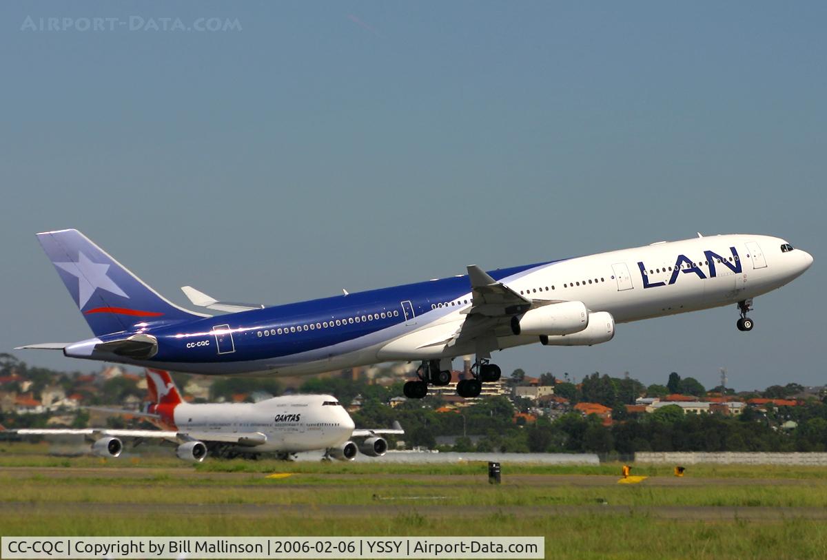 CC-CQC, 2000 Airbus A340-313X C/N 363, Back to South America, via (AKL) NZ