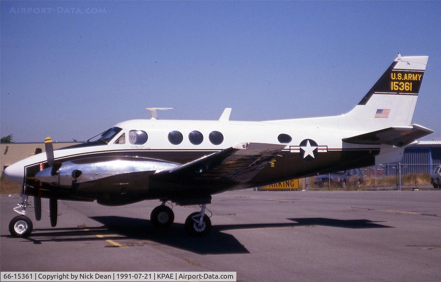 66-15361, 1966 Beechcraft VC-6A C/N LJ-153, / its a king air