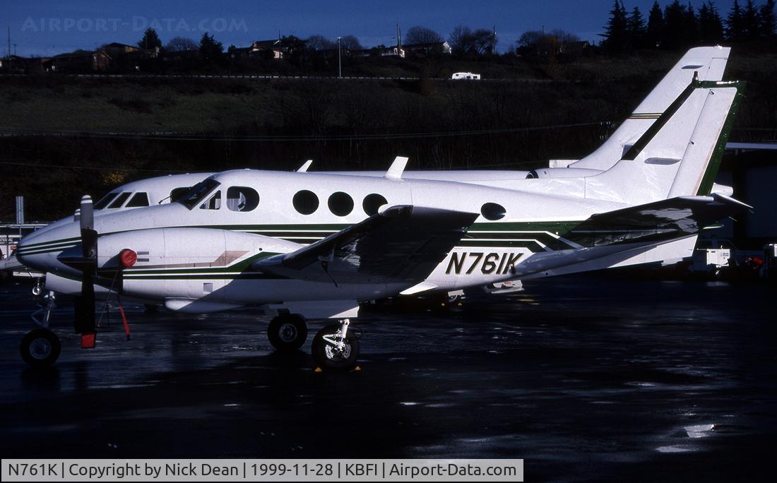 N761K, 1968 Beech B90 C/N LJ-426, a parked king air