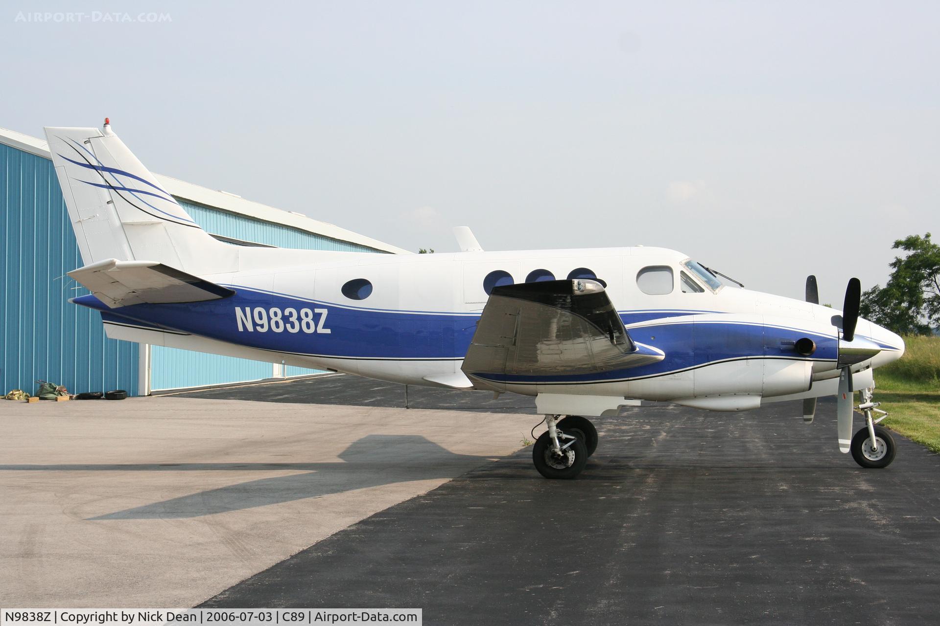 N9838Z, 1969 Beech B90 King Air C/N LJ-435, This is a parked King Air