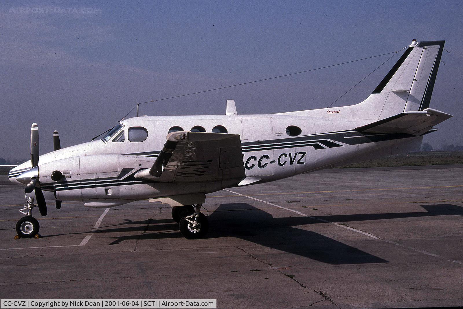 CC-CVZ, 1969 Beechcraft King Air B90 C/N LJ-441, This is a parked King Air in South America