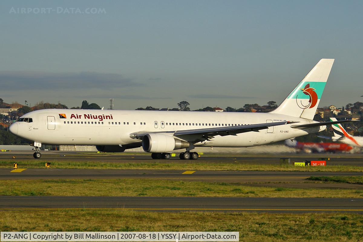 P2-ANG, 1991 Boeing 767-319/ER C/N 24875, Tail depicts the 