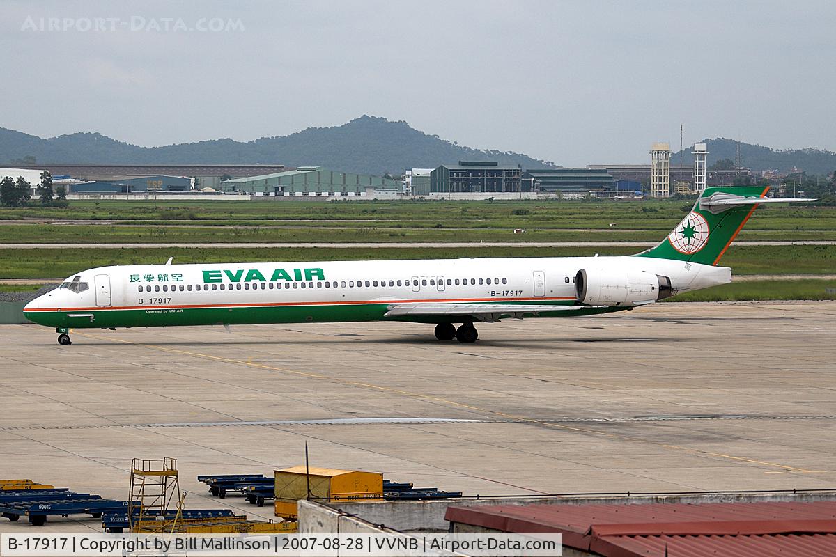 B-17917, 1997 McDonnell Douglas MD-90-30 C/N 53572, A quiet day in HAN