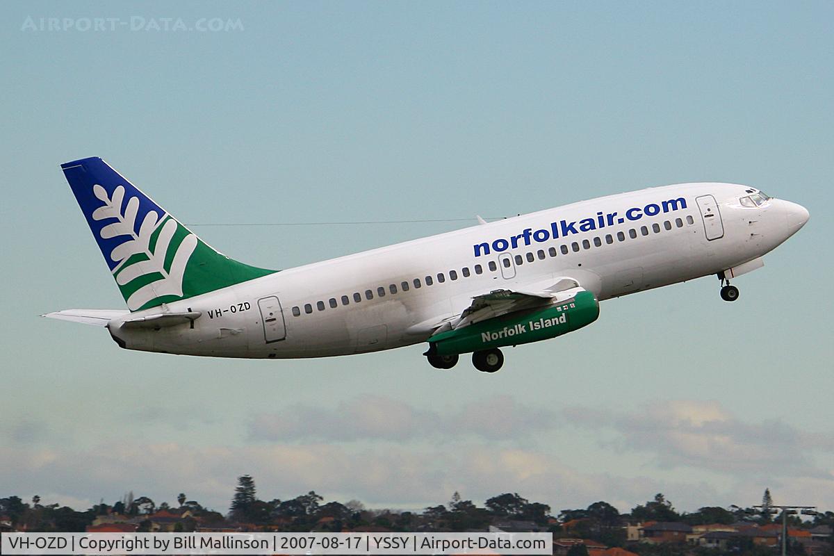 VH-OZD, 1974 Boeing 737-229 C/N 20911, VH-OZD. Norfolkair (OzJet) - Boeing 737-229 - c/n 20911/360