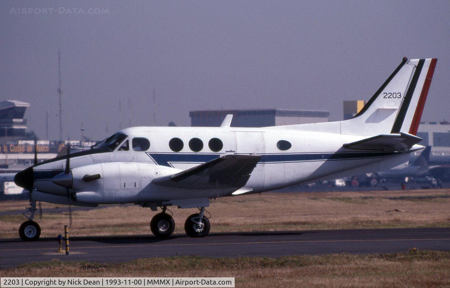 2203, 1988 Beech C90A King Air King Air C/N LJ-1171, Re registered 5203 still with the Govt of Mexico