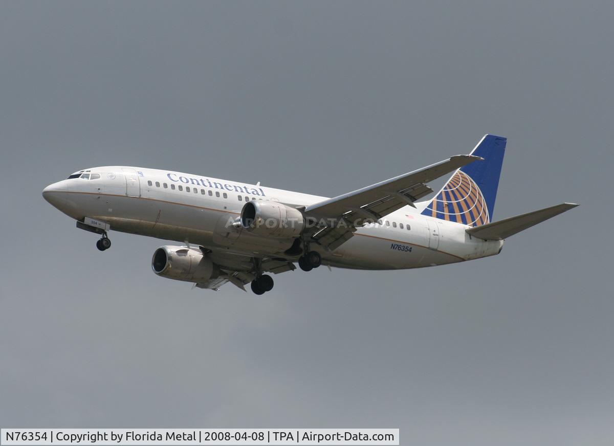 N76354, 1987 Boeing 737-3TO C/N 23592, Continental 737-300