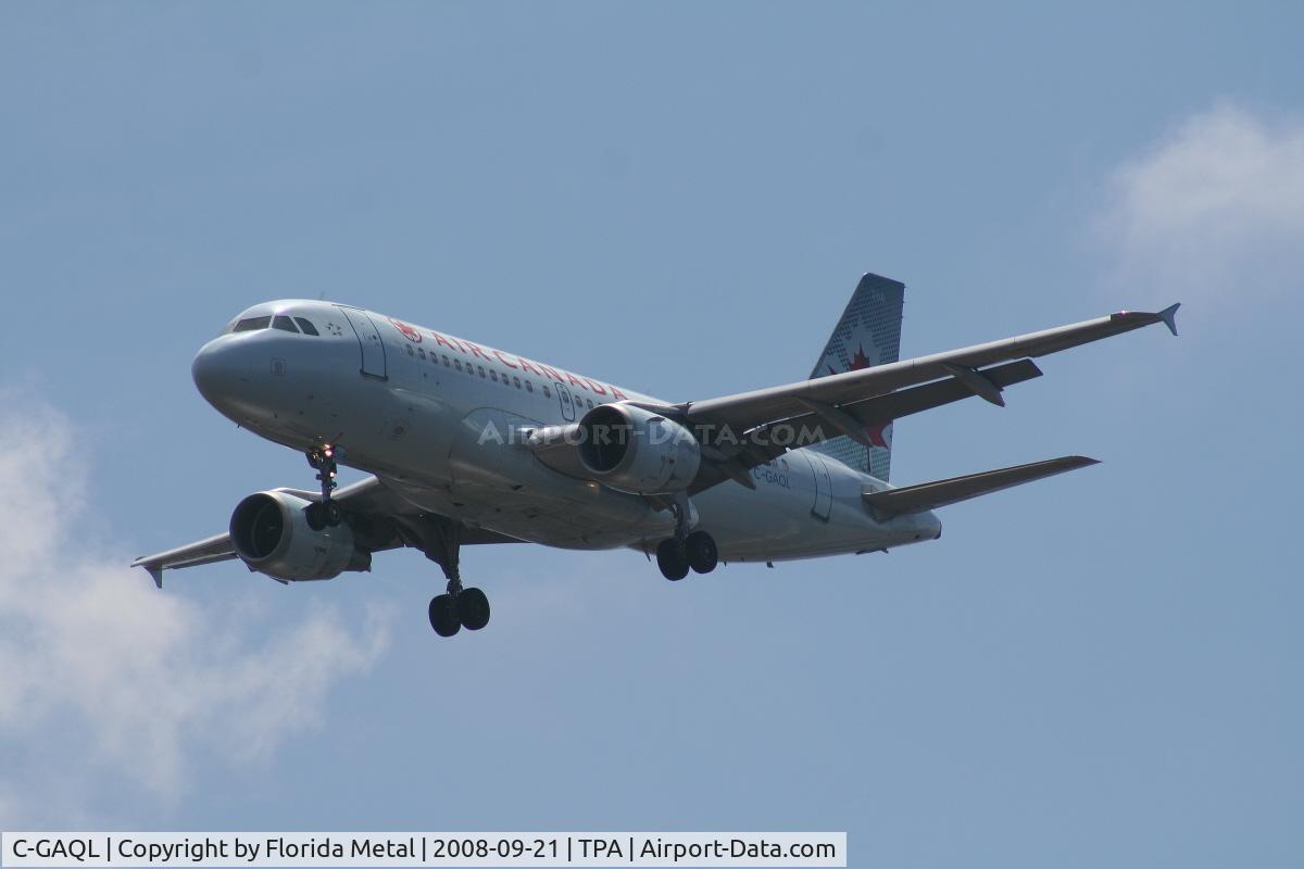C-GAQL, 1997 Airbus A319-114 C/N 732, Air Canada A319