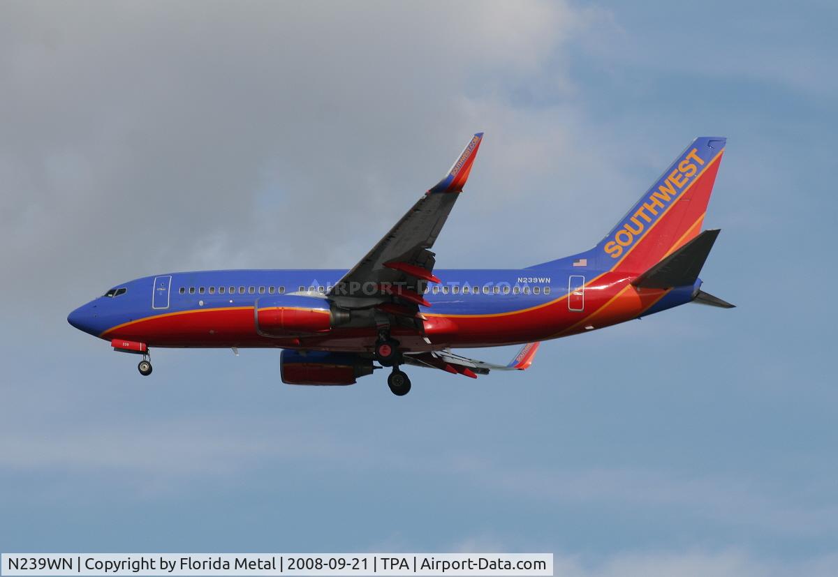 N239WN, 2006 Boeing 737-7H4 C/N 34714, Southwest 737-700