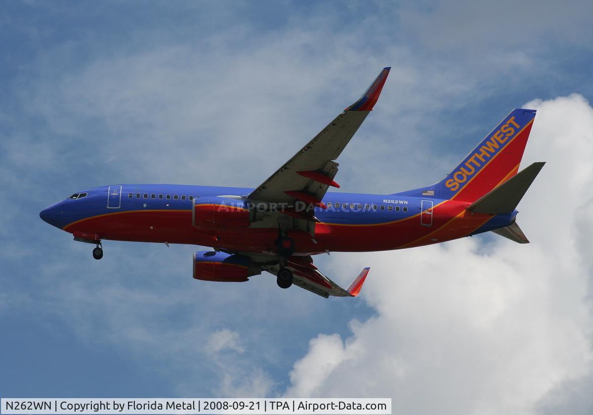 N262WN, 2006 Boeing 737-7H4 C/N 32519, Southwest 737-700