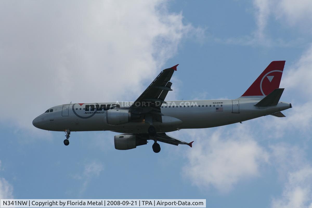 N341NW, 1992 Airbus A320-212 C/N 380, Northwest A320