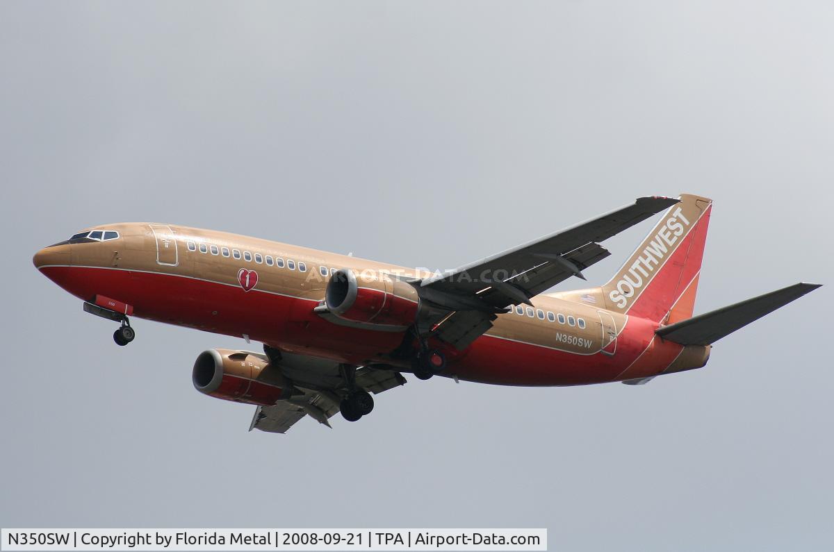 N350SW, 1989 Boeing 737-3H4 C/N 24409, Southwest 737-700