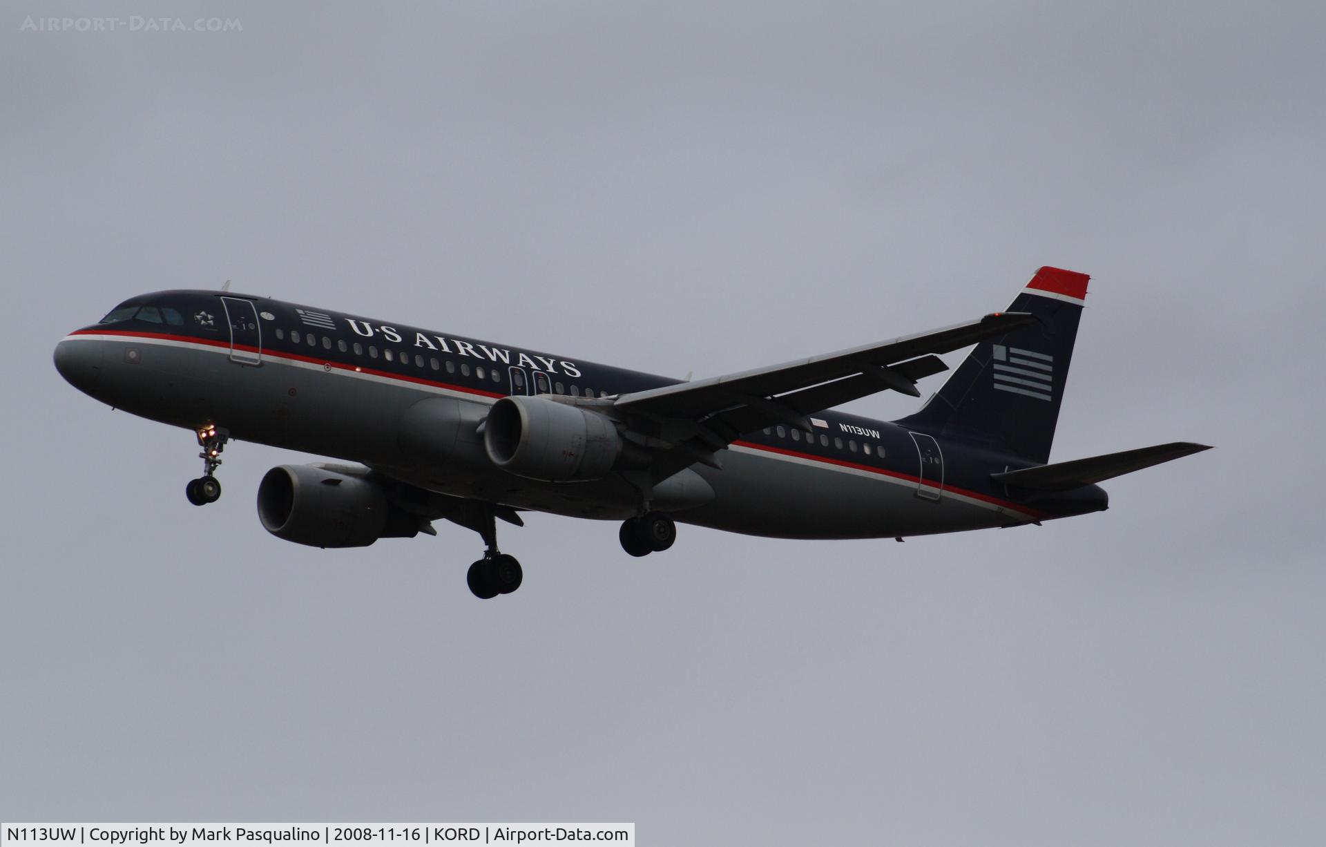 N113UW, 1999 Airbus A320-214 C/N 1141, Airbus A320