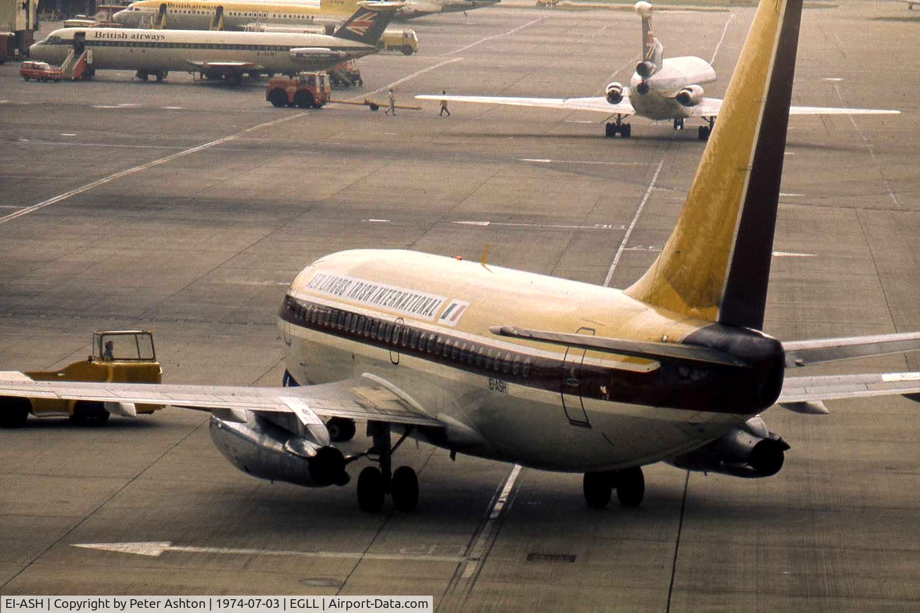 EI-ASH, 1970 Boeing 737-248 C/N 20223, Aer Lingus/Transair Boeing 737-248