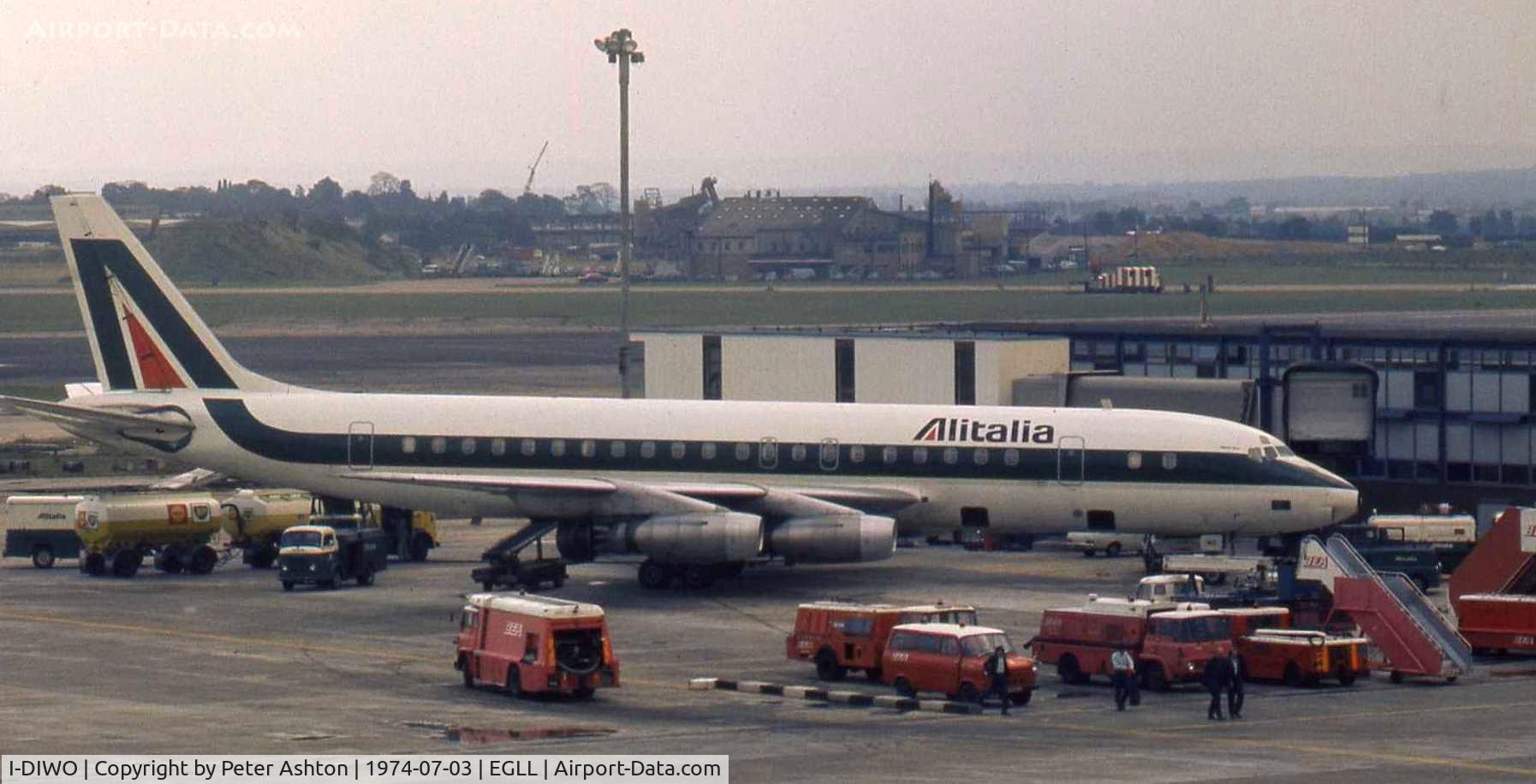 I-DIWO, 1960 Douglas DC-8-43 C/N 45601/107, Alitalia Douglas DC-8-43