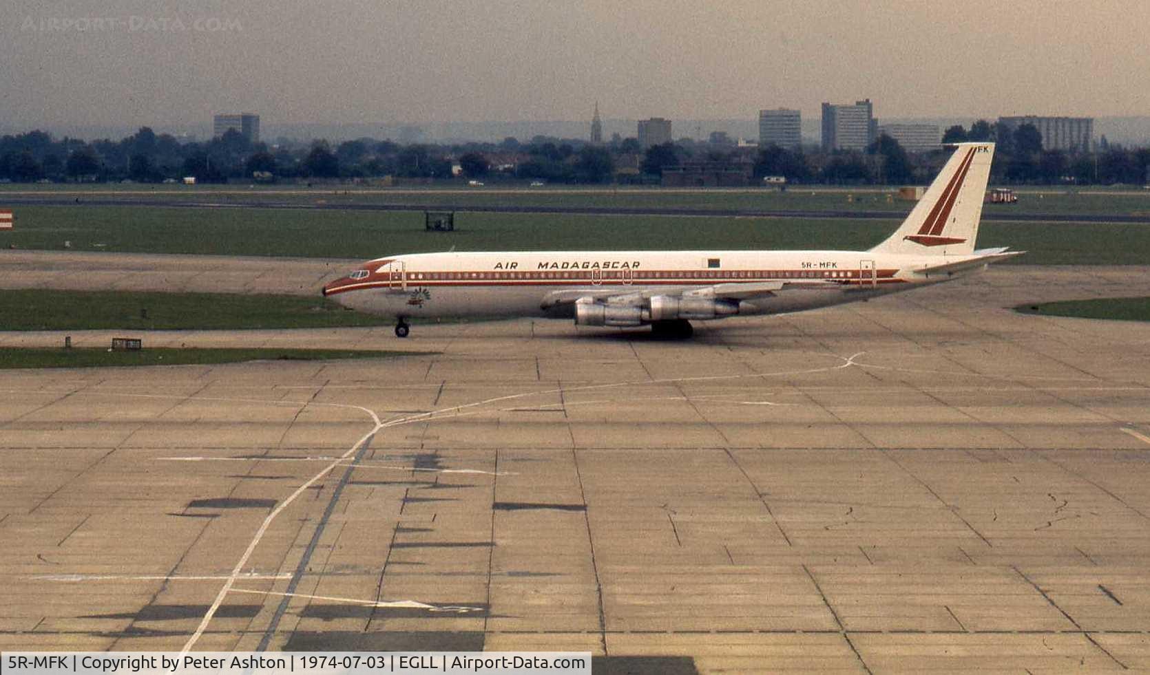 5R-MFK, 1963 Boeing 707-328B C/N 18686, Air Madagascar Boeing 707-328B