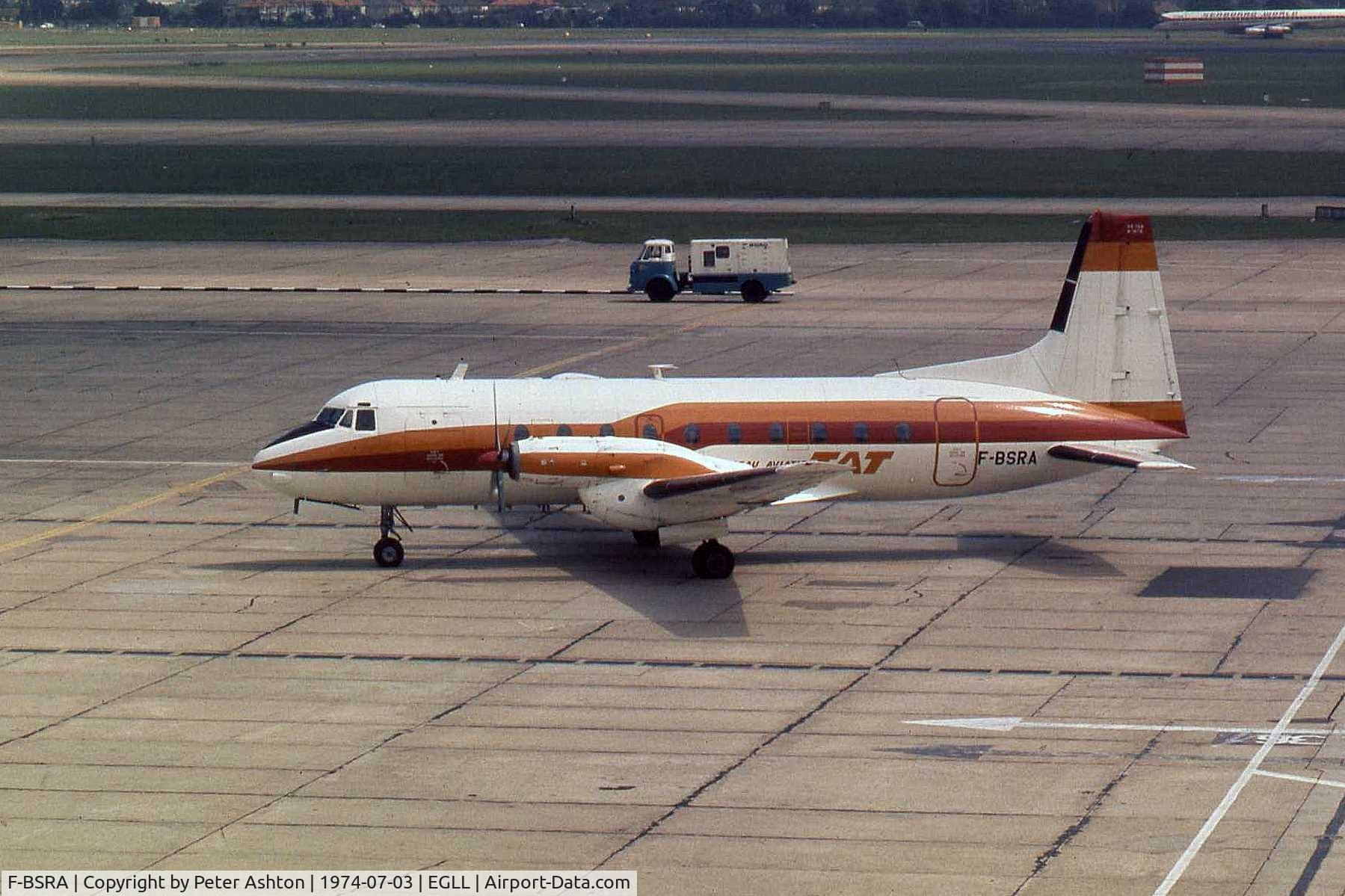 F-BSRA, 1970 Hawker Siddeley HS.748 Series 2A C/N 1678, TAT