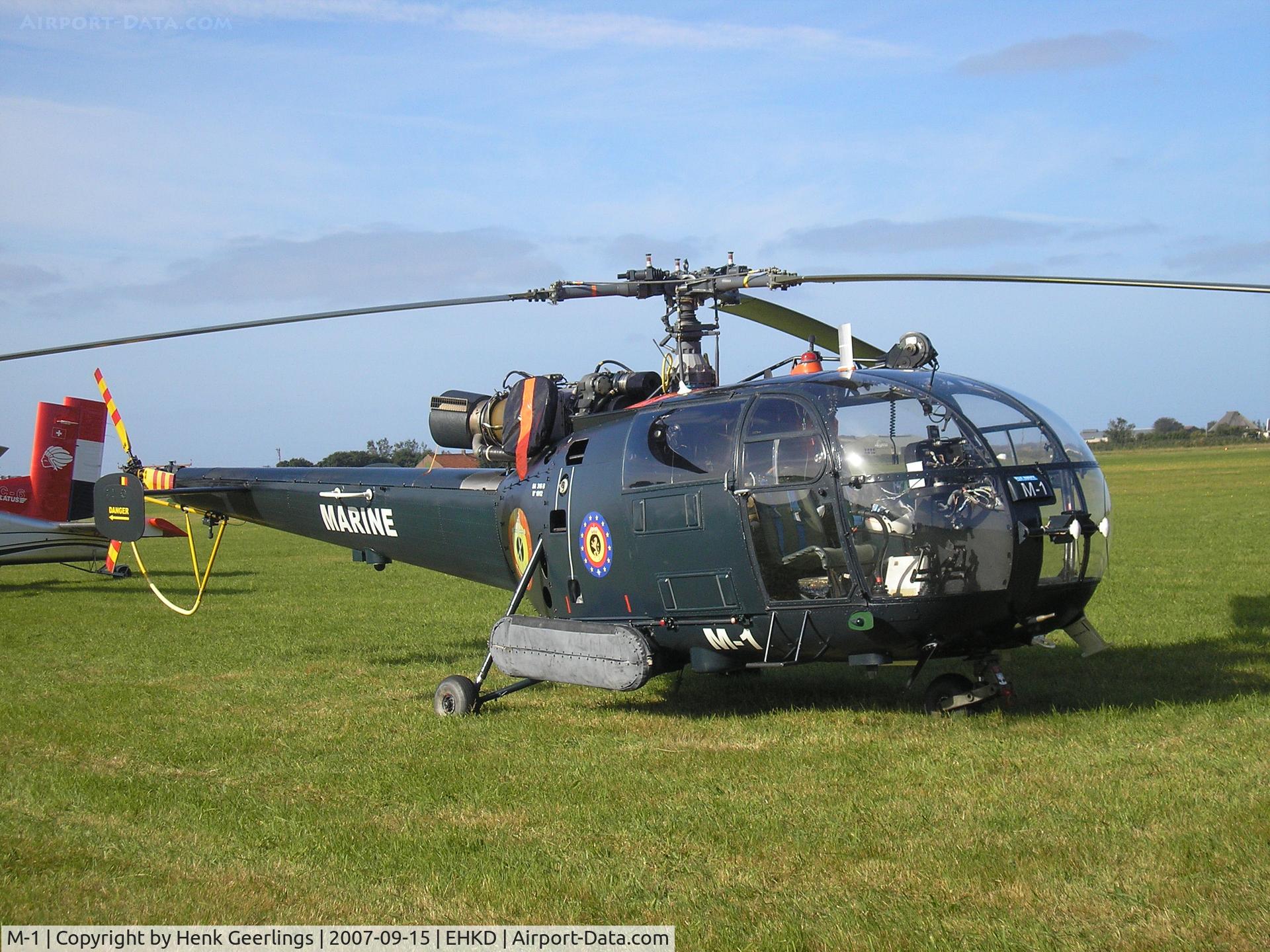 M-1, 1981 Sud Aviation SA-316B Alouette III C/N 1812, Heldair - Maritime Airshow, Den Helder - De Kooy Airport , Sep 2007