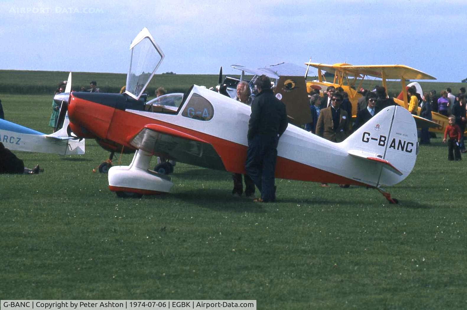 G-BANC, 1954 Gardan GY-201 Minicab C/N A-203, PFA Rally 1974