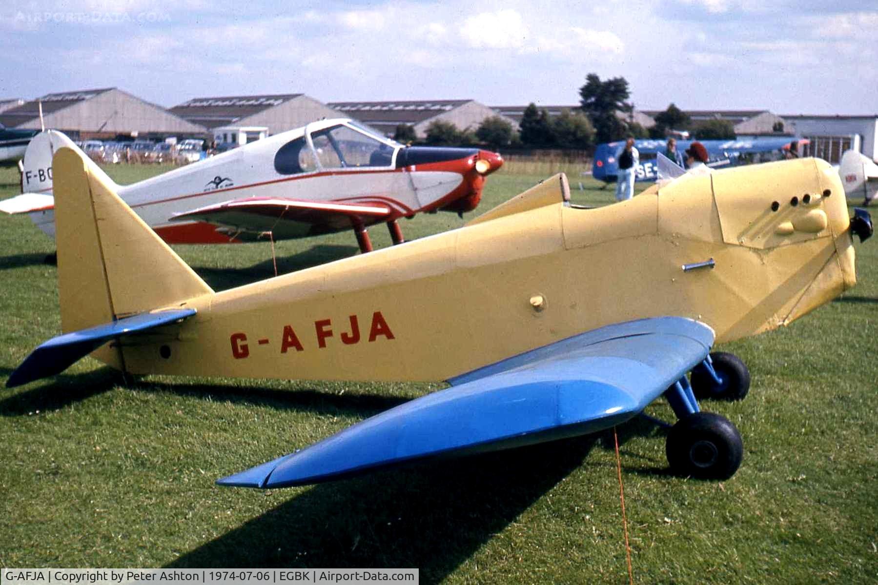 G-AFJA, 1938 Taylor Watkinson Dingbat C/N DB 100, PFA Rally 1974