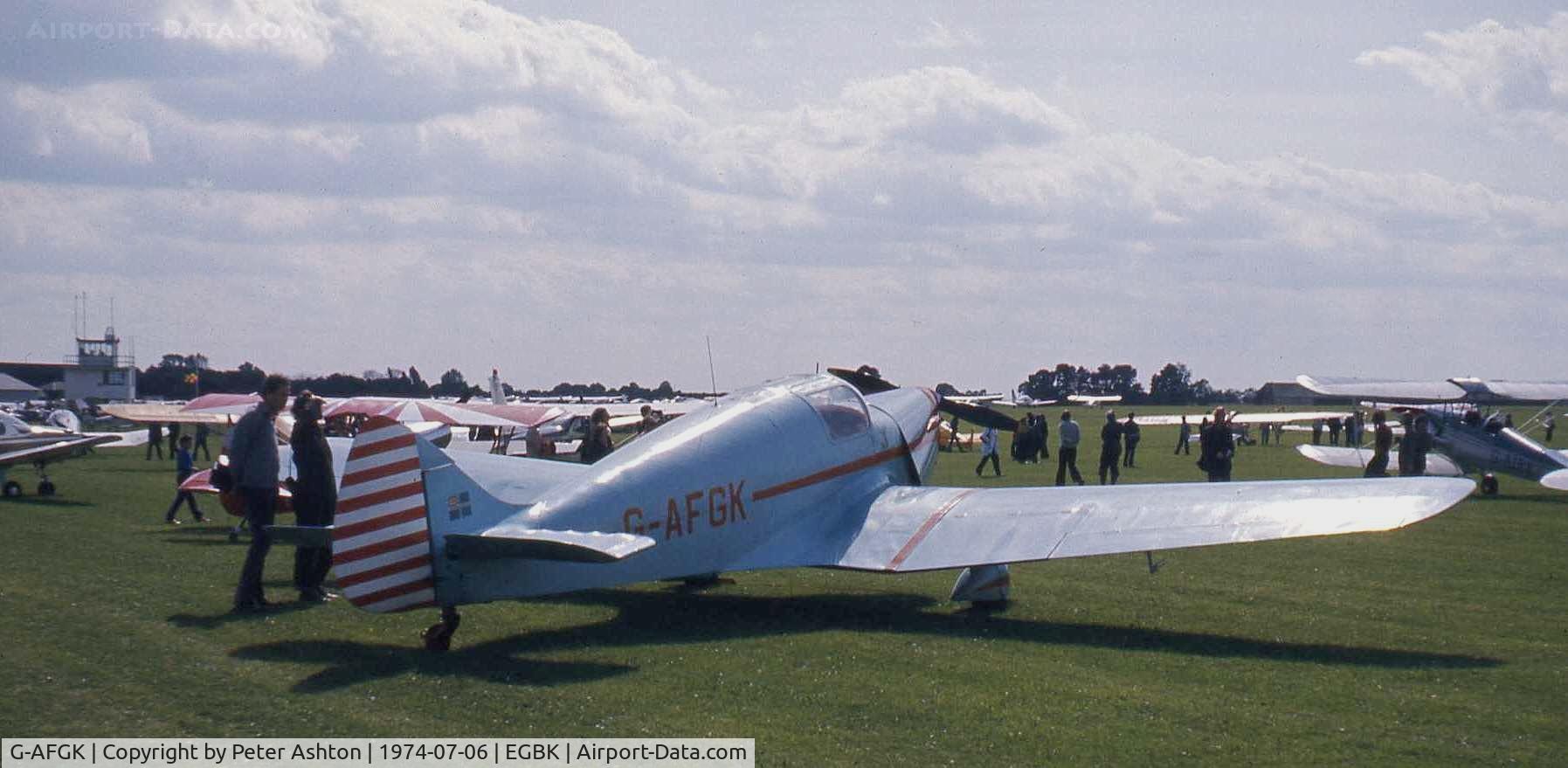 G-AFGK, 1936 Miles M11A Whitney Straight C/N 509, PFA Rally 1974