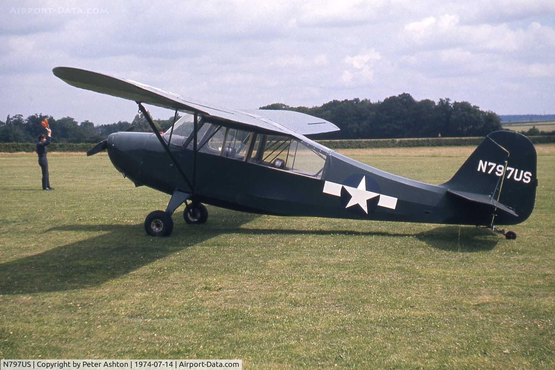 N797US, 1947 Aeronca 7BCM C/N 7BCM-11, At Old Warden Aerodrome, Bedfordshire, England. Aeronca 7B-CM