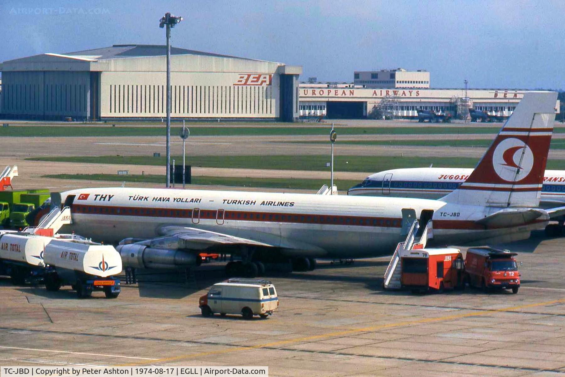 TC-JBD, 1958 Boeing 707-121B C/N 17591, THY Boeing 707-121B