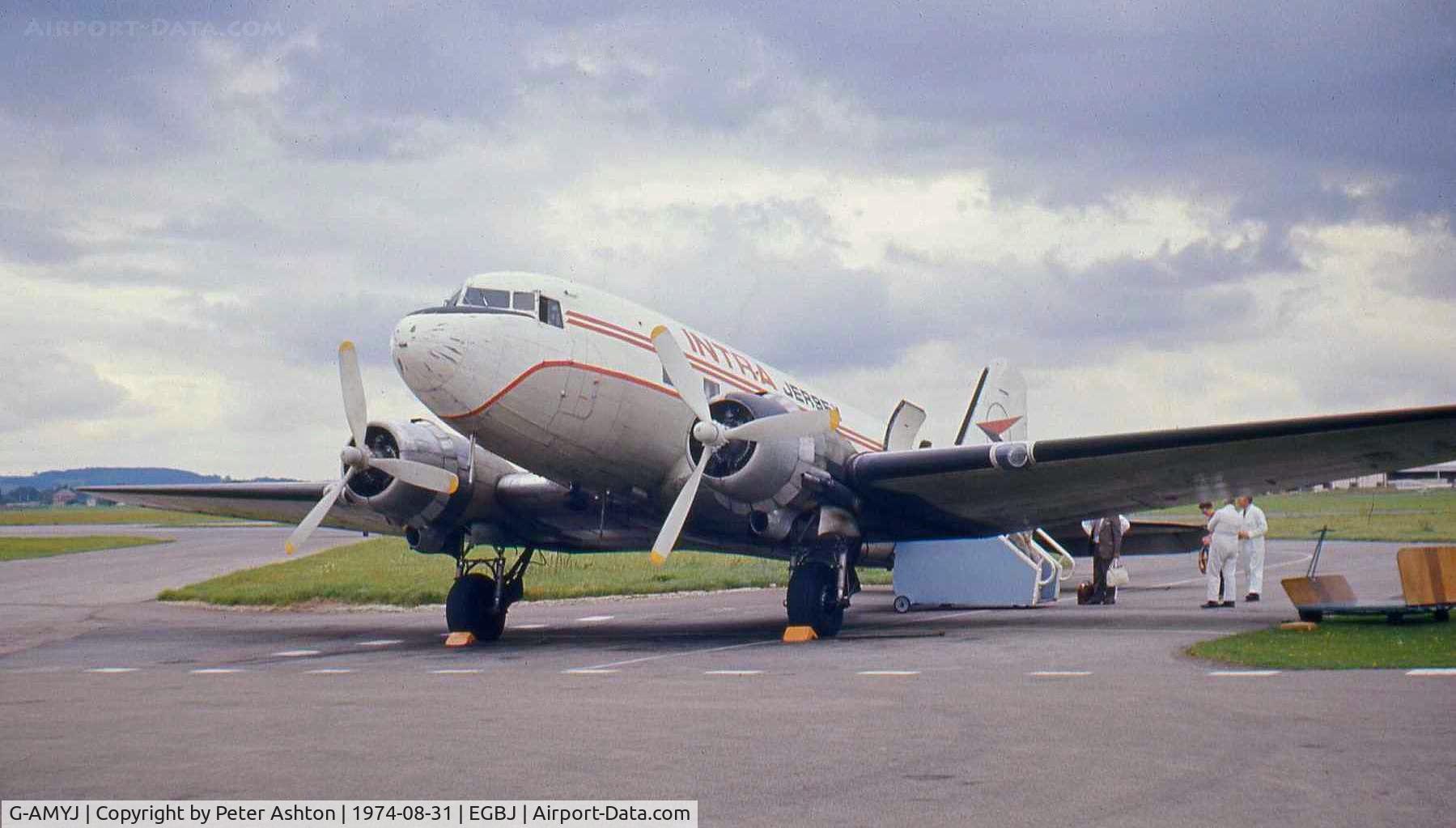G-AMYJ, 1944 Douglas DC-3C-R-1830-90C (C-47B) C/N 15968/32716, Intra Airways