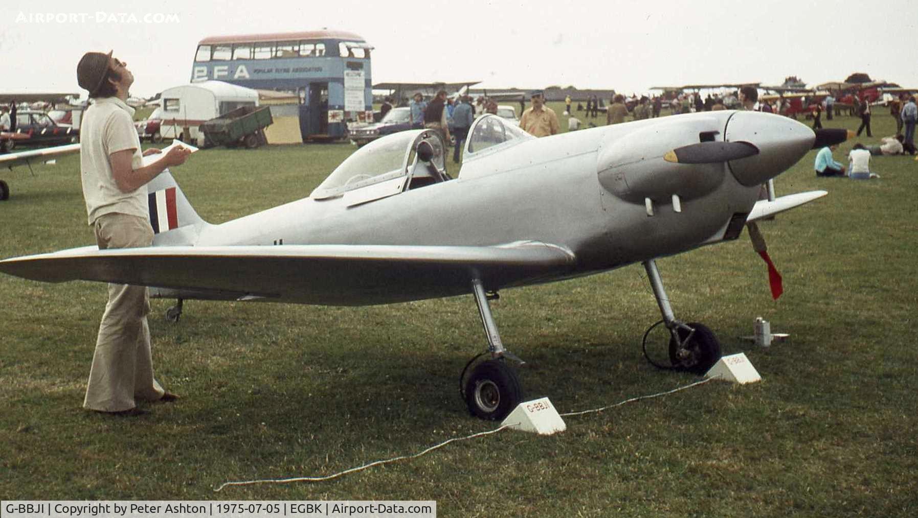 G-BBJI, 1975 Isaacs Spitfire C/N PFA 027-10055, PFA Rally 1975