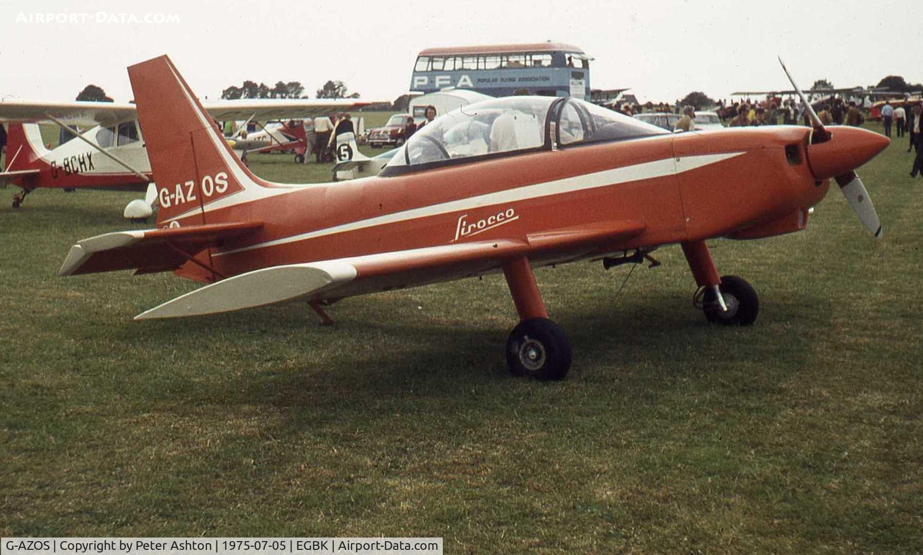 G-AZOS, 1975 Jurca MJ-5 Sirocco C/N PFA 2206, PFA Rally 1975