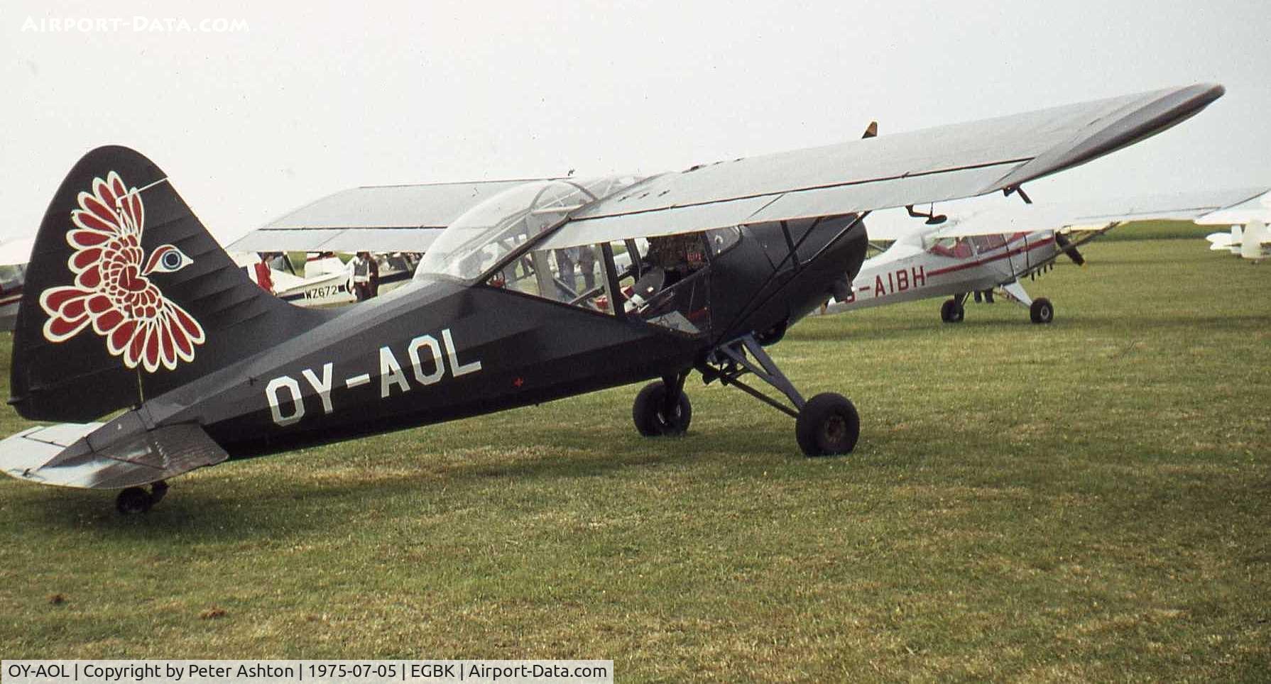 OY-AOL, 1951 SAI KZ X Mk 2 C/N 205, PFA Rally 1975