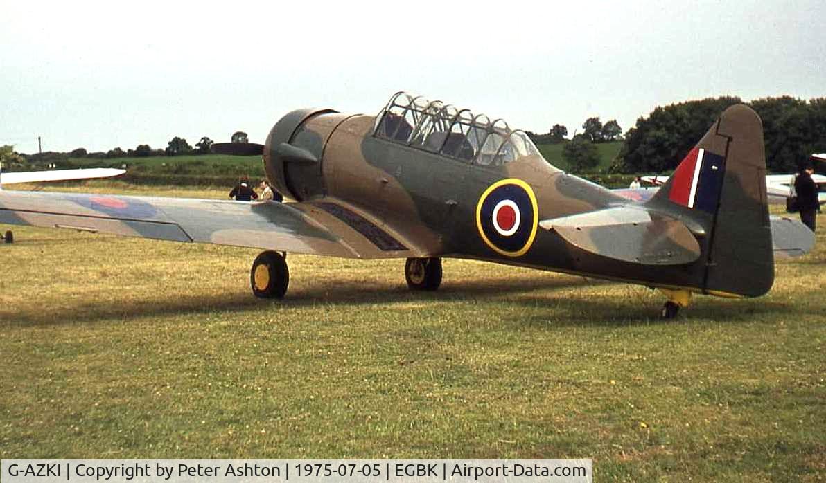 G-AZKI, 1943 Noorduyn AT-16 Harvard IIB C/N 14A-1269, PFA Rally 1975