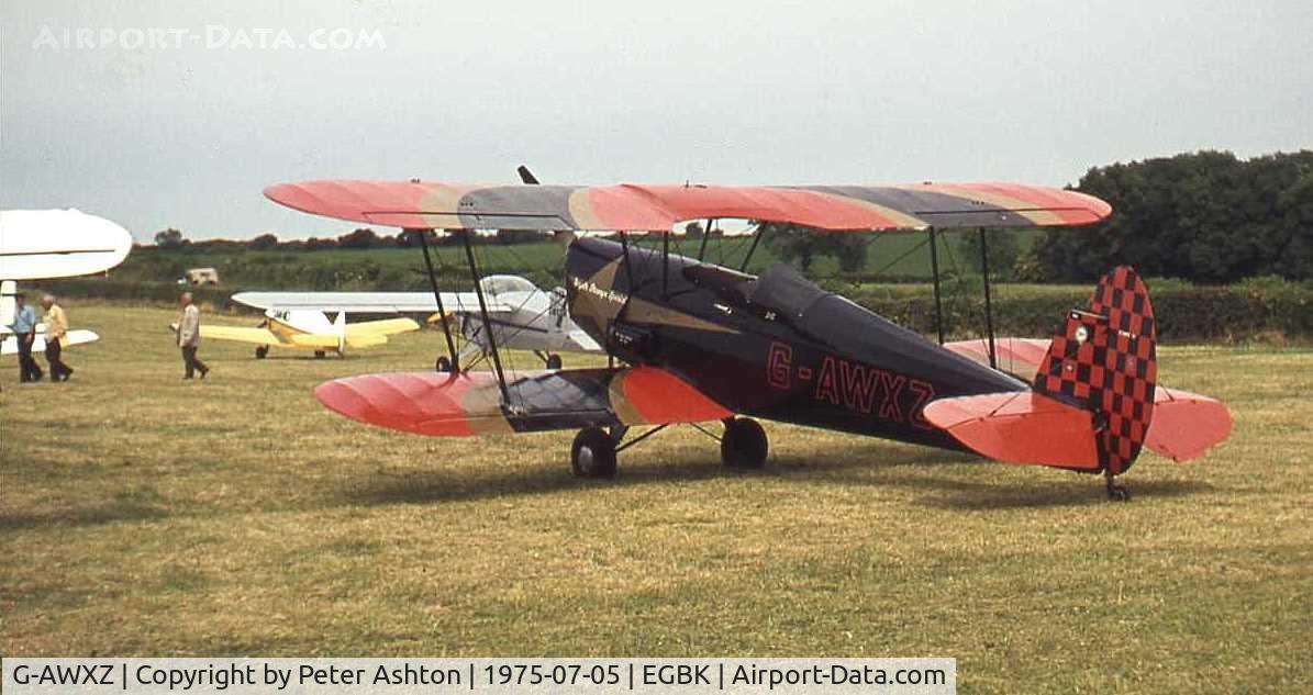 G-AWXZ, 1949 Stampe-Vertongen SV-4C C/N 360, PFA Rally 1975