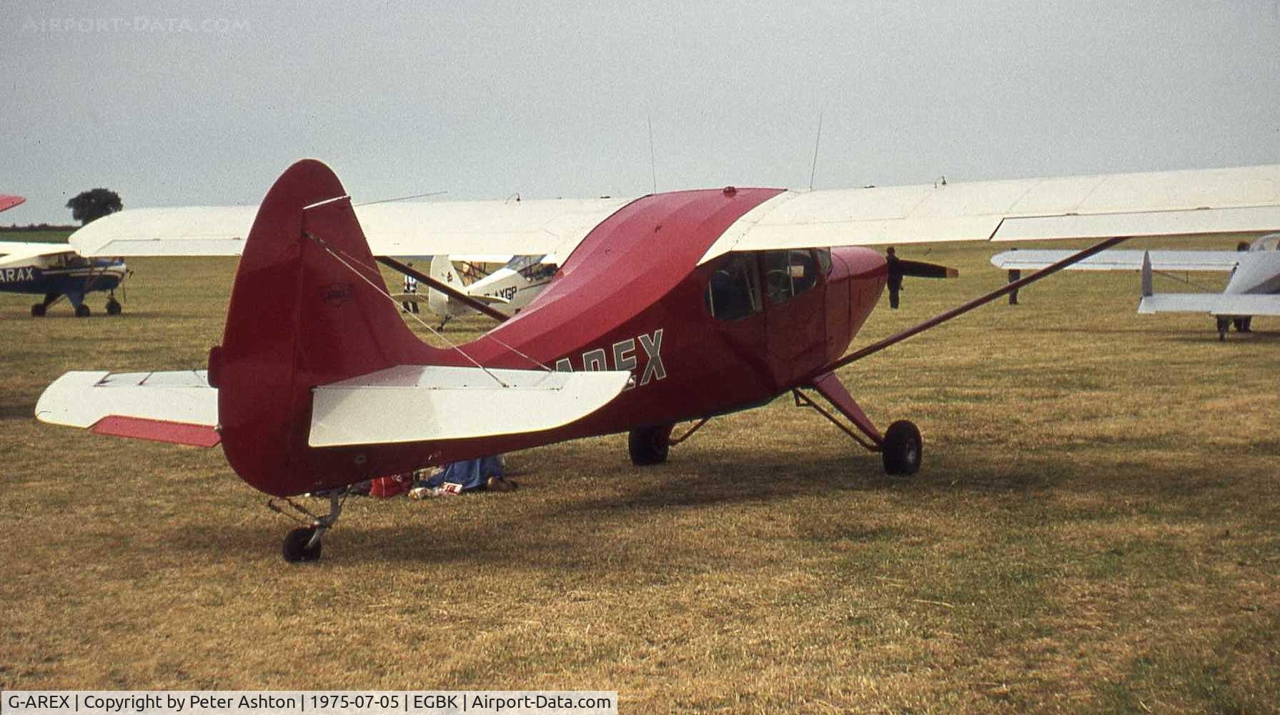 G-AREX, 1948 Aeronca 15AC Sedan C/N 15AC-61, PFA Rally 1975