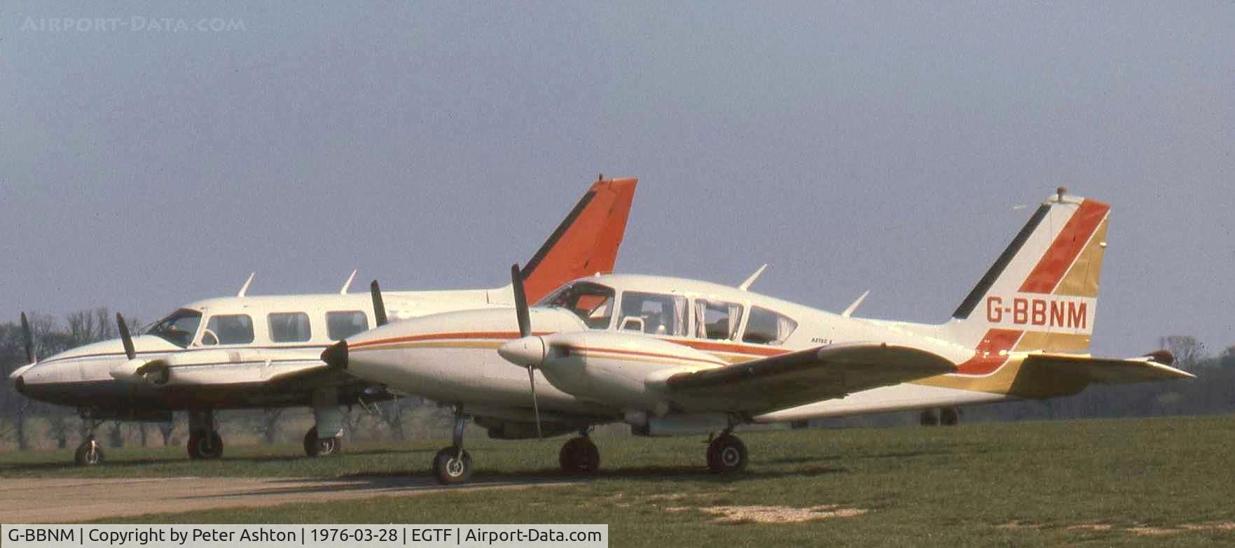 G-BBNM, 1969 Piper PA-23-250 Aztec C/N 27-4619, Aztec