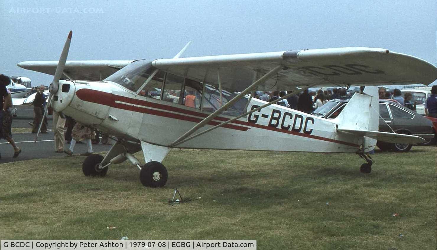 G-BCDC, 1951 Piper PA-18 Super Cub C/N 18-832, PFA Rally 1979
