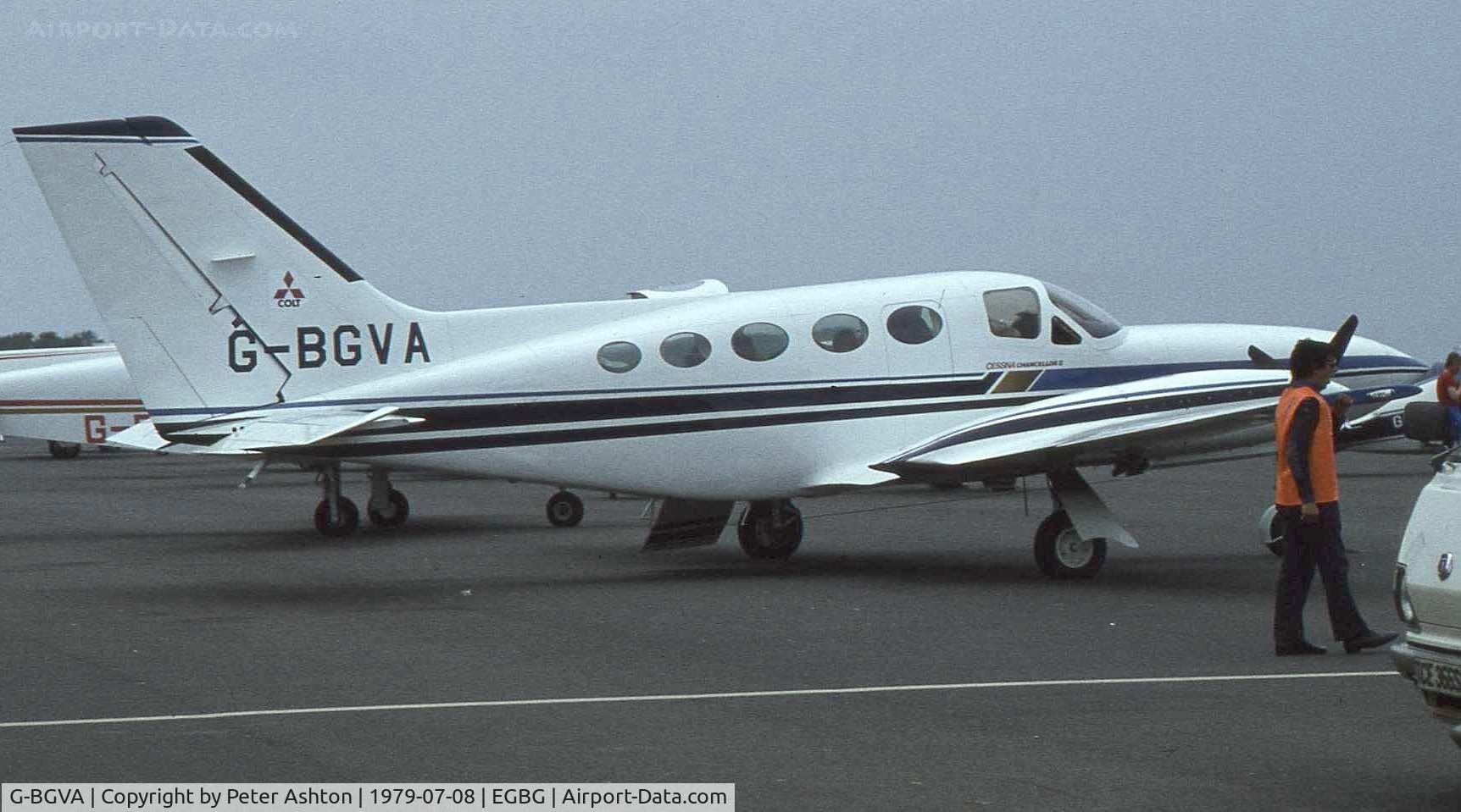 G-BGVA, 1979 Cessna 414A Chancellor C/N 414A-0247, PFA Rally 1979