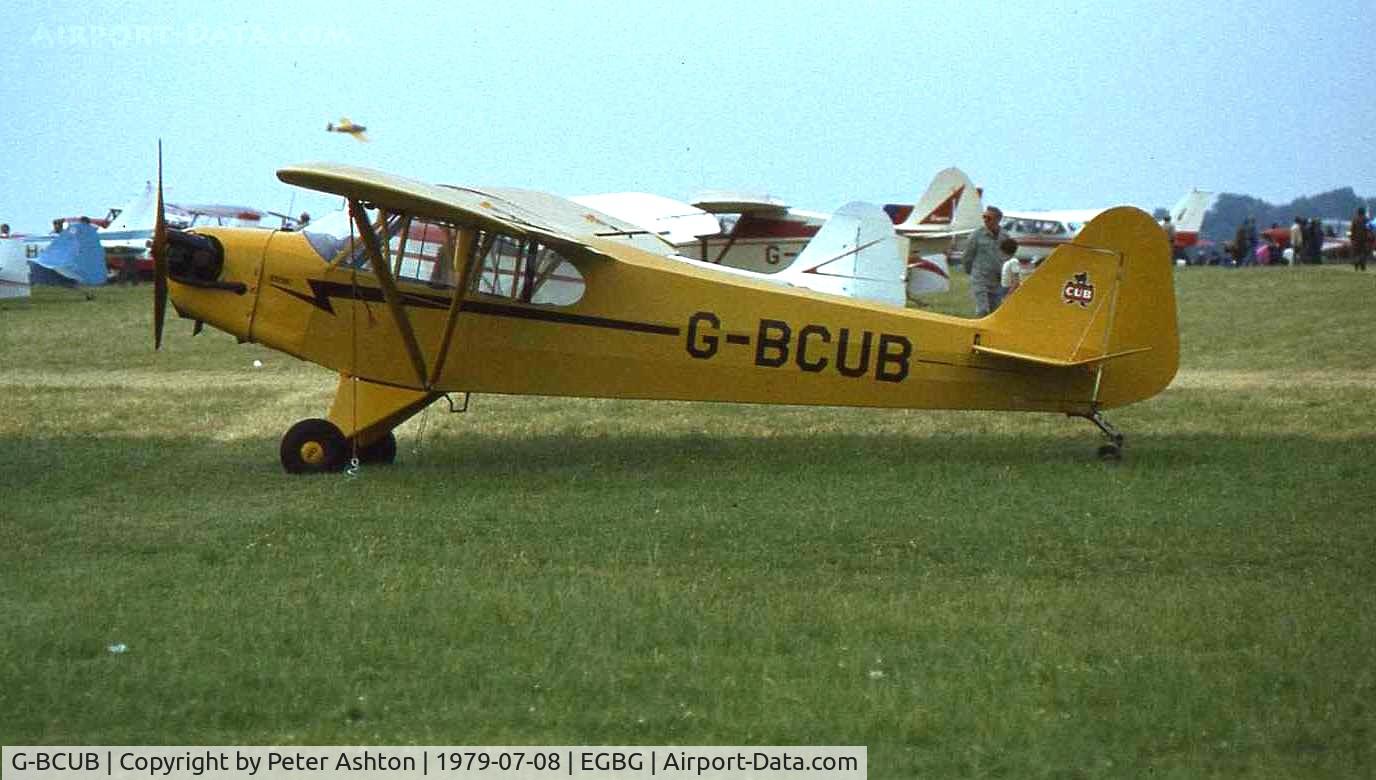 G-BCUB, 1943 Piper J3C-65 Cub (Lippert Reed Conversion) Cub C/N 13186, PFA Rally 1979