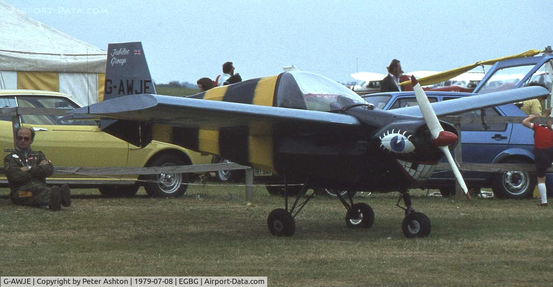 G-AWJE, 1968 Tipsy T-66 Nipper Mk 3 C/N S121, PFA Rally 1979