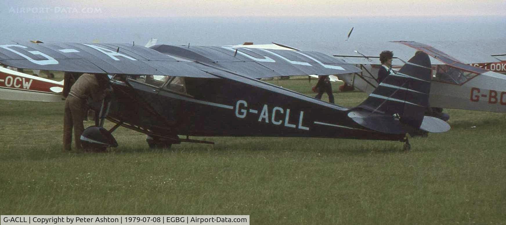G-ACLL, 1934 De Havilland DH.85 Leopard Moth C/N 7028, PFA Rally 1979