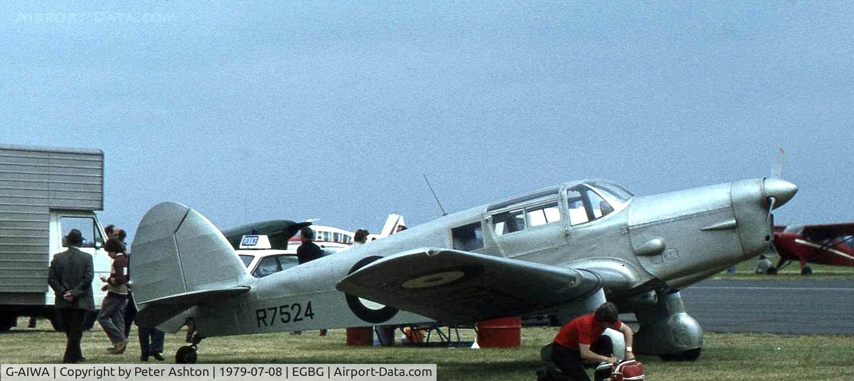 G-AIWA, 1941 F Hills And Sons Ltd Proctor 1 C/N R7524, (R7524)
