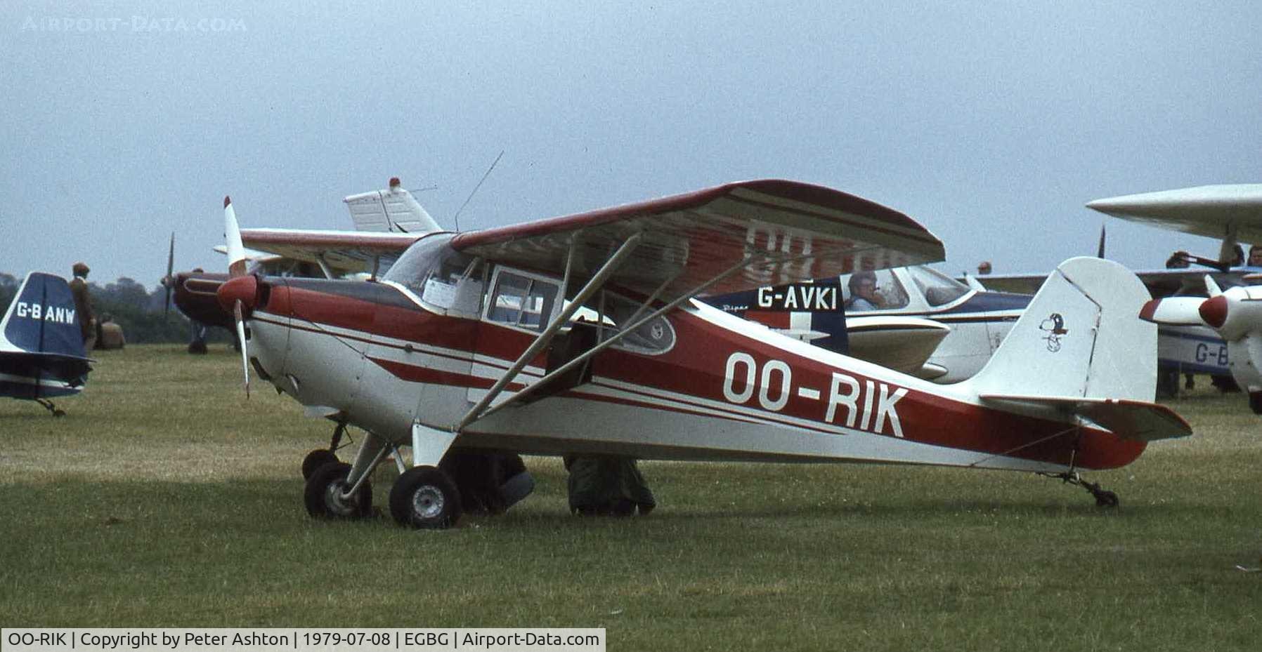OO-RIK, 1947 Aeronca 11AC Chief Chief C/N 11AC-1598, Aeronca IIAC Chief